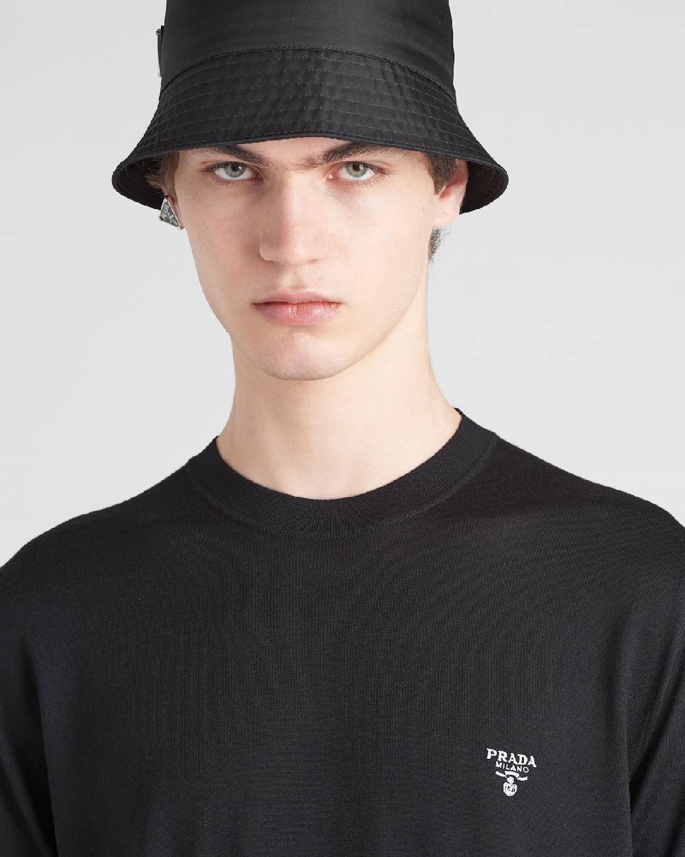 Prada Jersey De Cuello Redondo De Lana Superfina