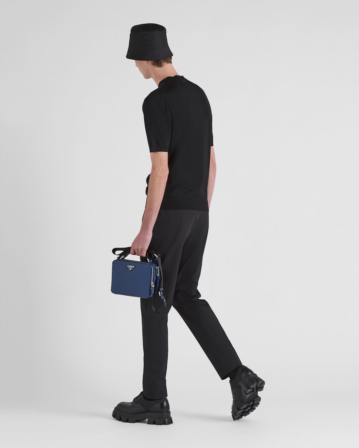 Prada Jersey De Cuello Redondo De Lana Superfina