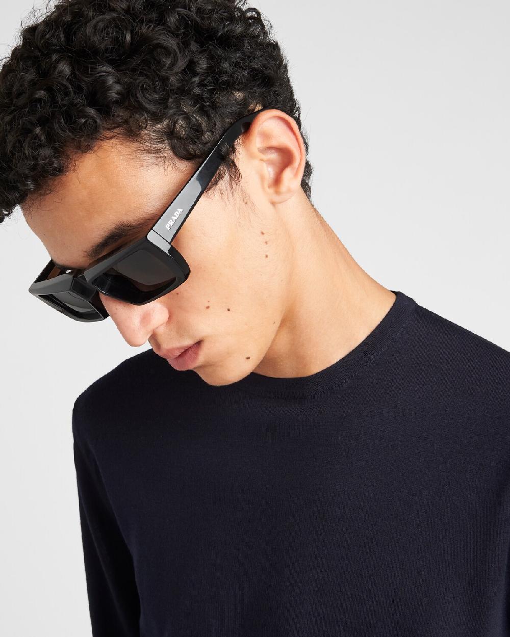 Prada Jersey De Cuello Redondo De Lana Superfina