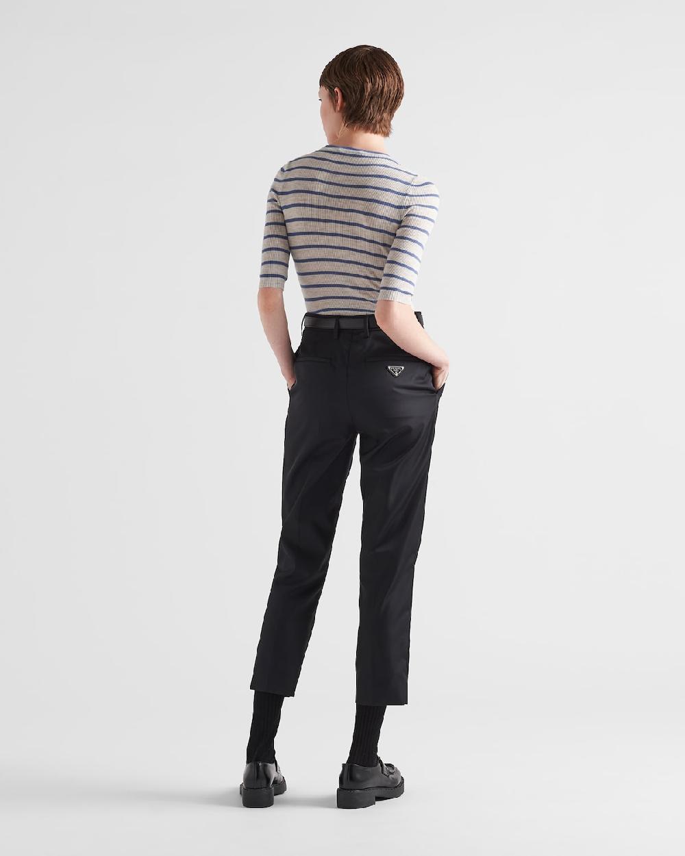 Prada Jersey De Cuello Redondo De Lana Superfina