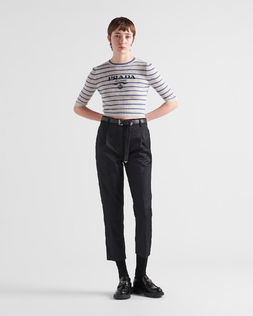 Prada Jersey de cuello redondo de lana superfina