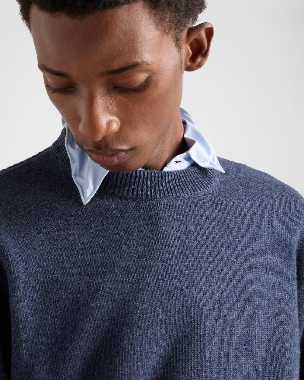 Prada Jersey De Cuello Redondo De Re-Cashmere