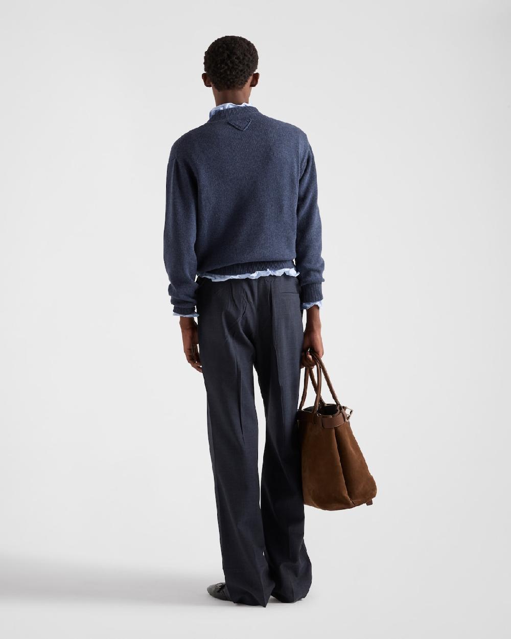 Prada Jersey De Cuello Redondo De Re-Cashmere