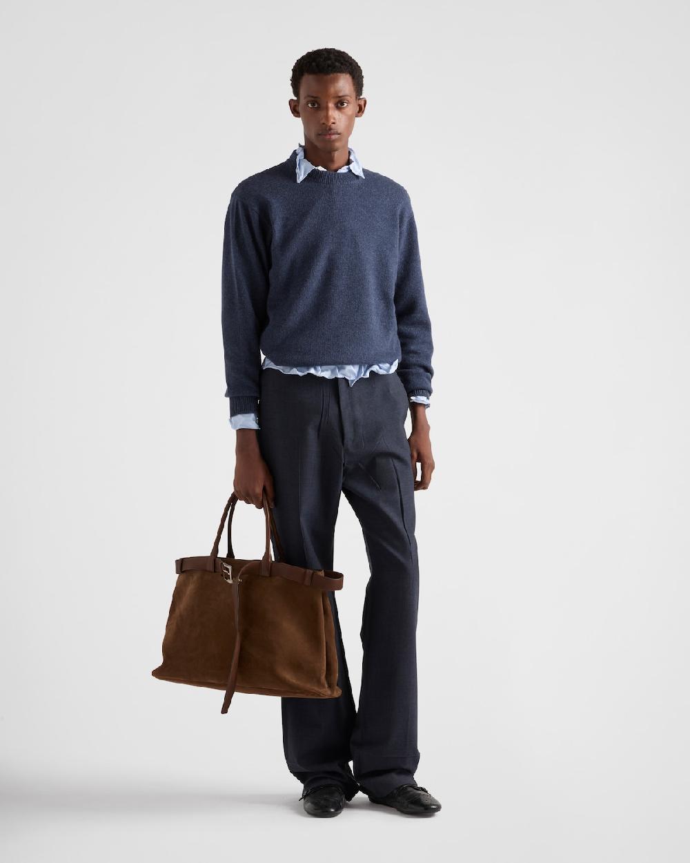 Prada Jersey de cuello redondo de Re-Cashmere