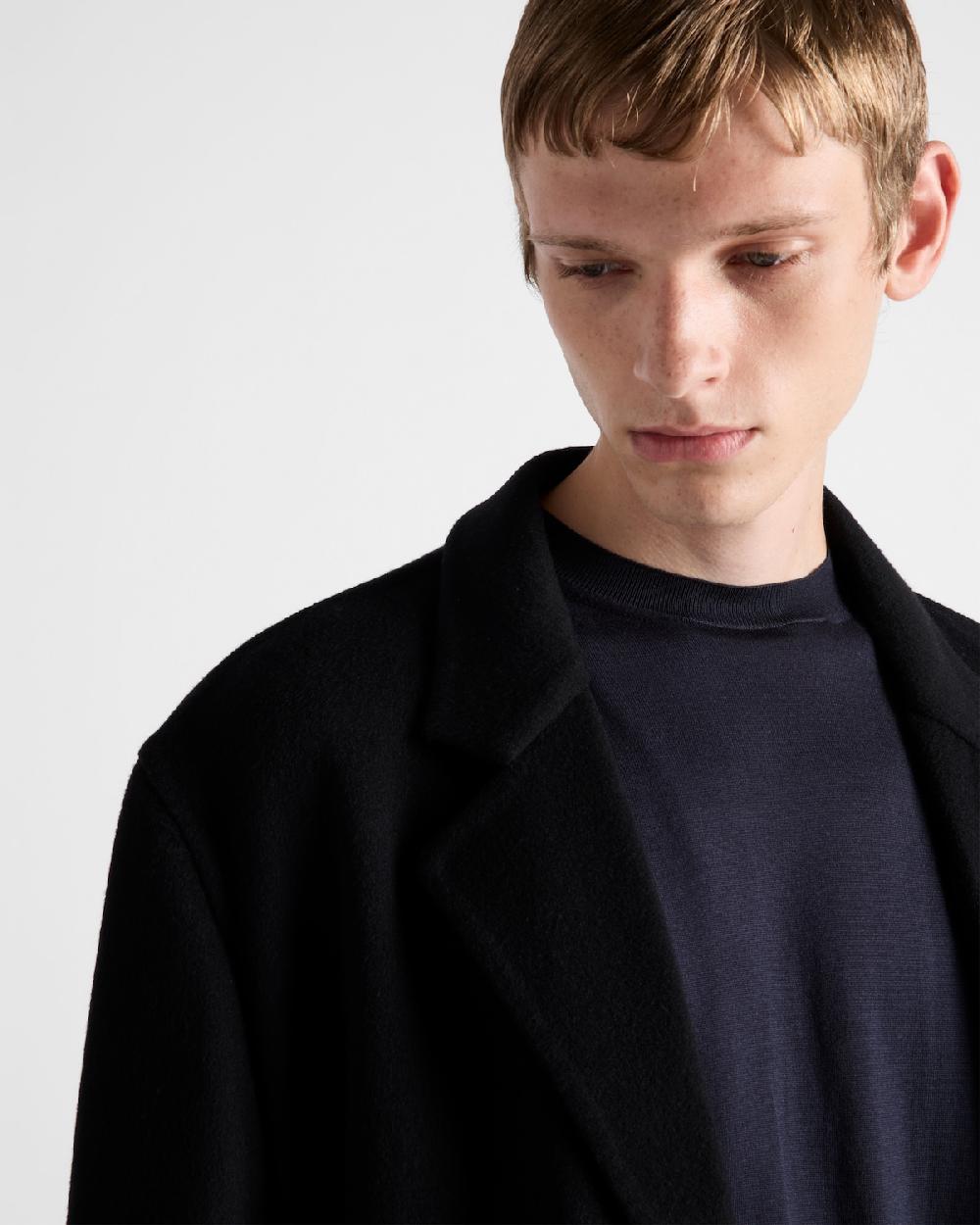 Prada Jersey De Cuello Redondo De Seda