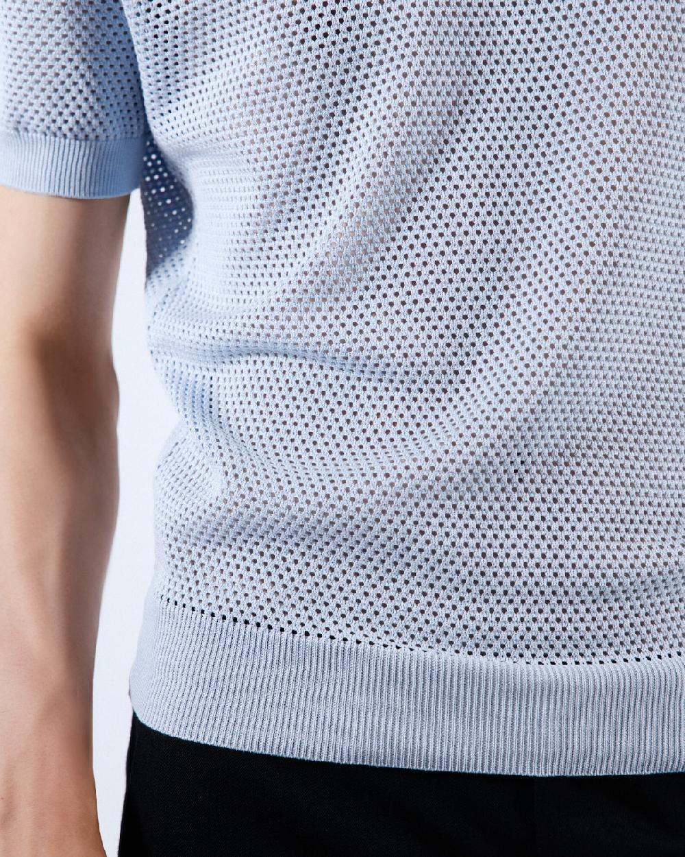 Prada Jersey De Cuello Redondo De Seda Y Algodón