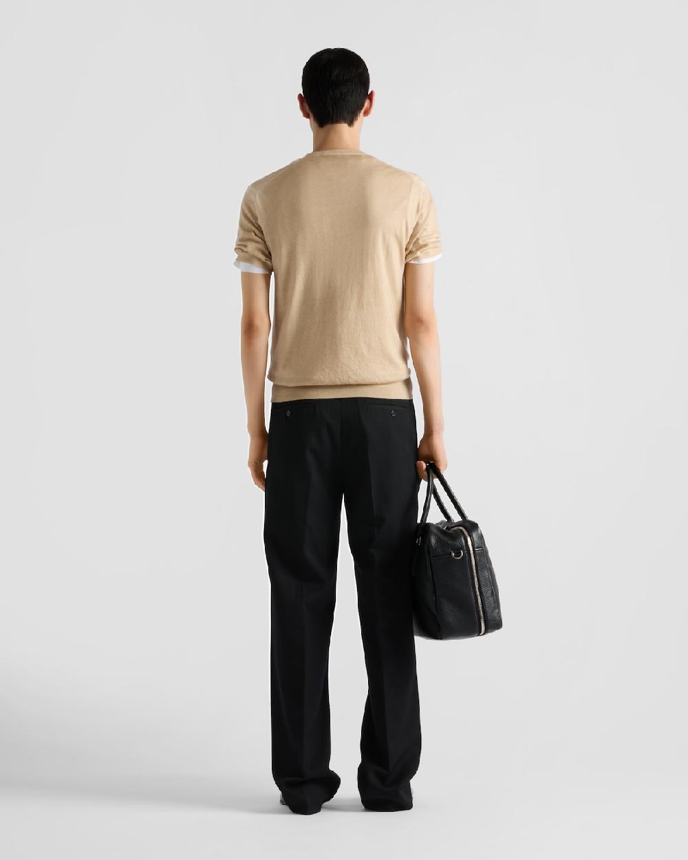 Prada Jersey De Cuello Redondo En Cachemir