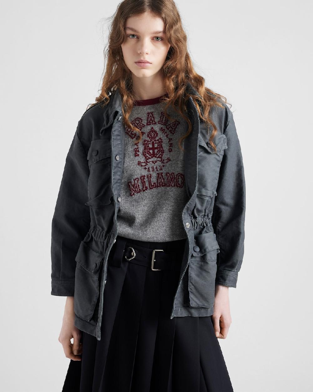 Prada Jersey De Cuello Redondo En Cachemir