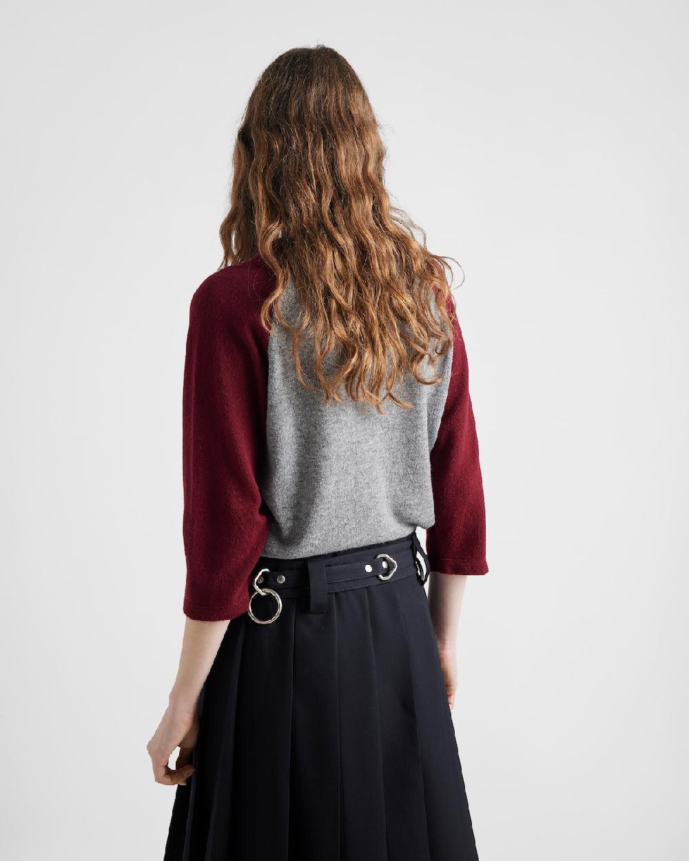 Prada Jersey De Cuello Redondo En Cachemir