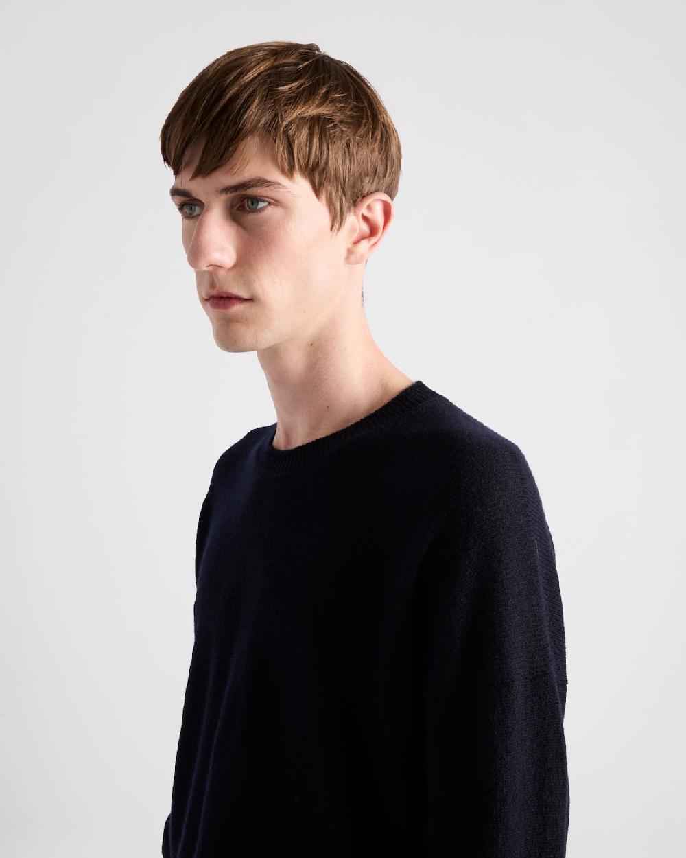 Prada Jersey De Cuello Redondo En Cachemir