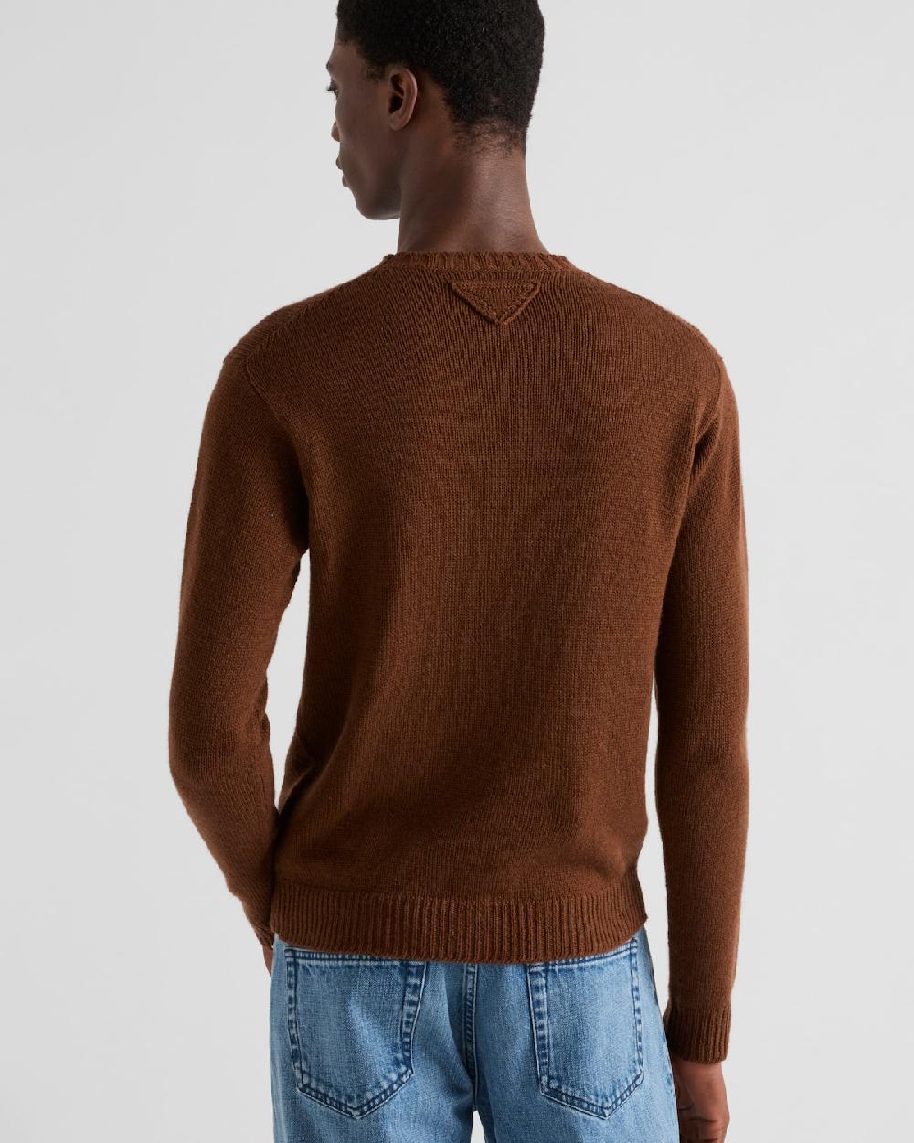 Prada Jersey De Cuello Redondo En Cachemir