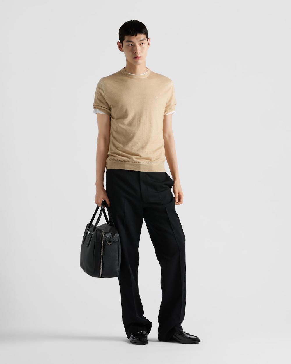 Prada Jersey de cuello redondo en cachemir