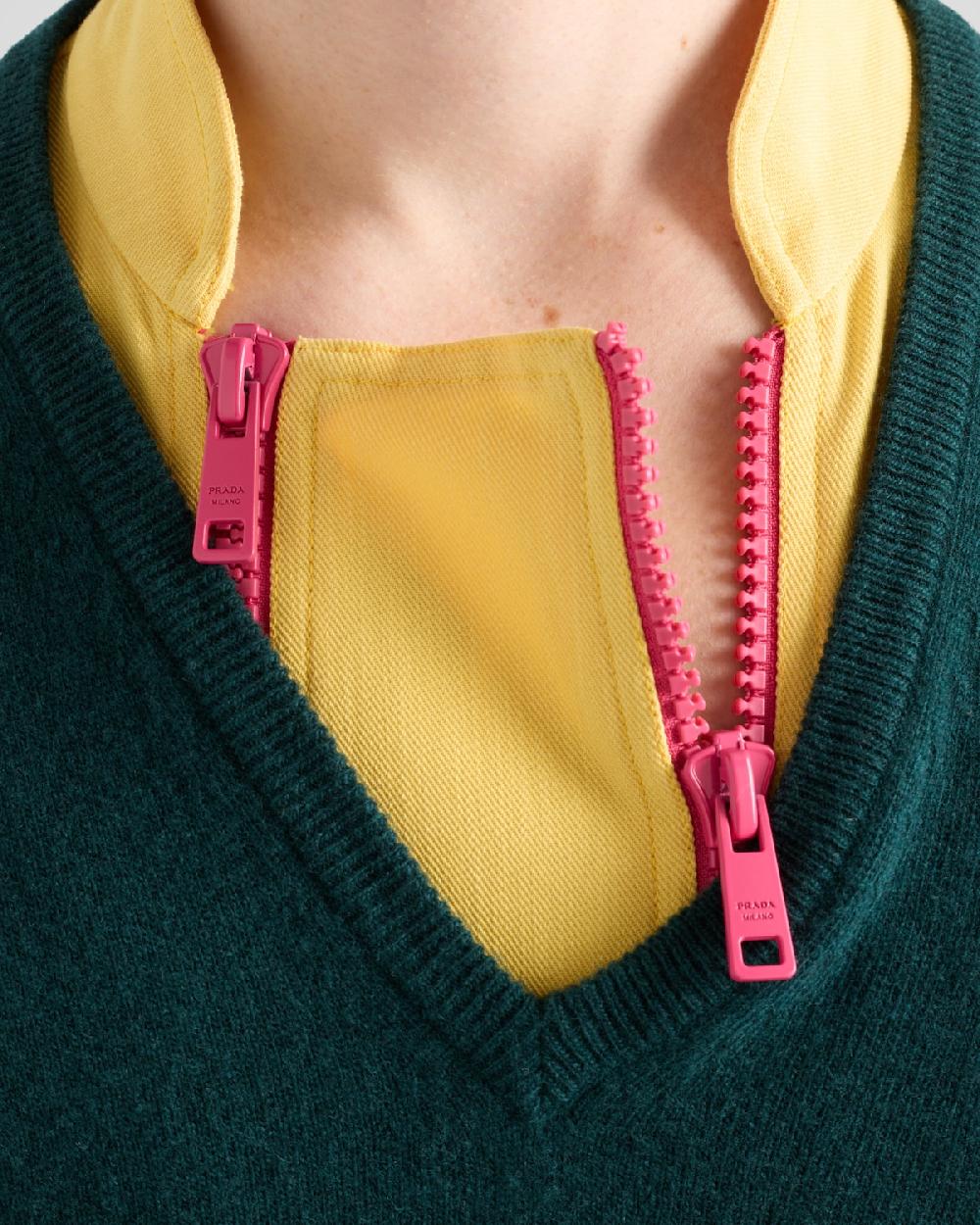 Prada Jersey De Lana Con Escote En V