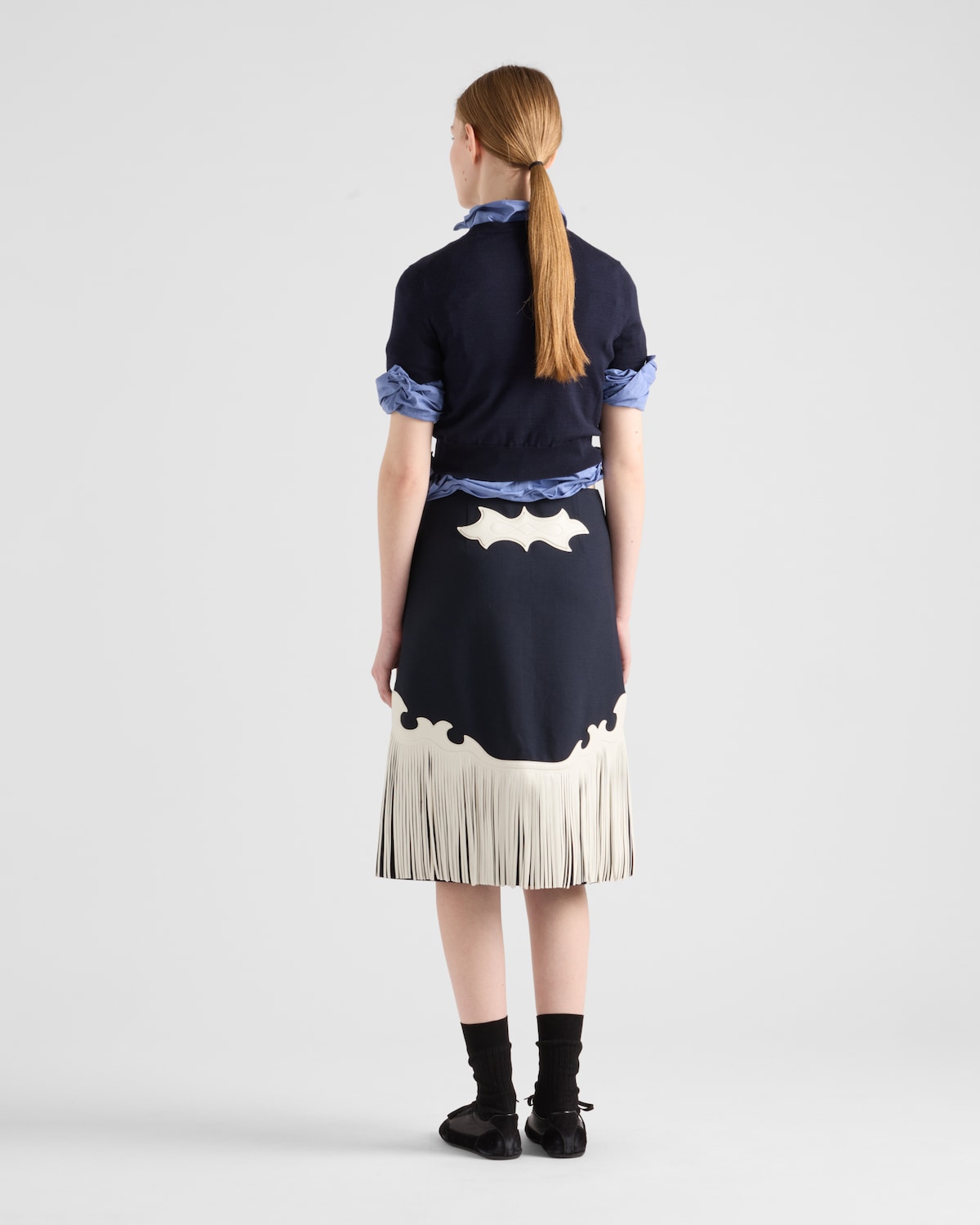 Prada Jersey De Lana Con Escote En V