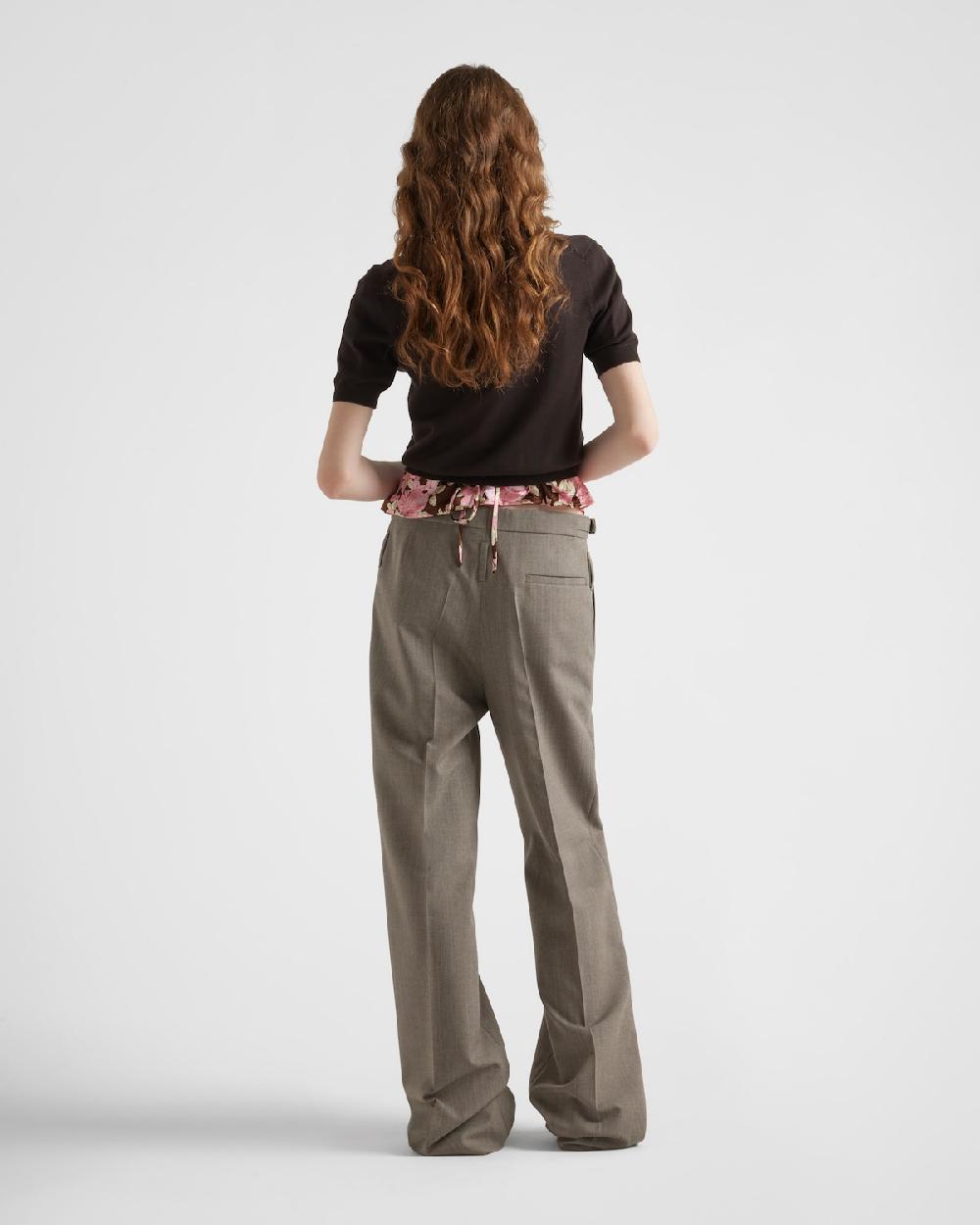 Prada Jersey De Lana Con Escote En V