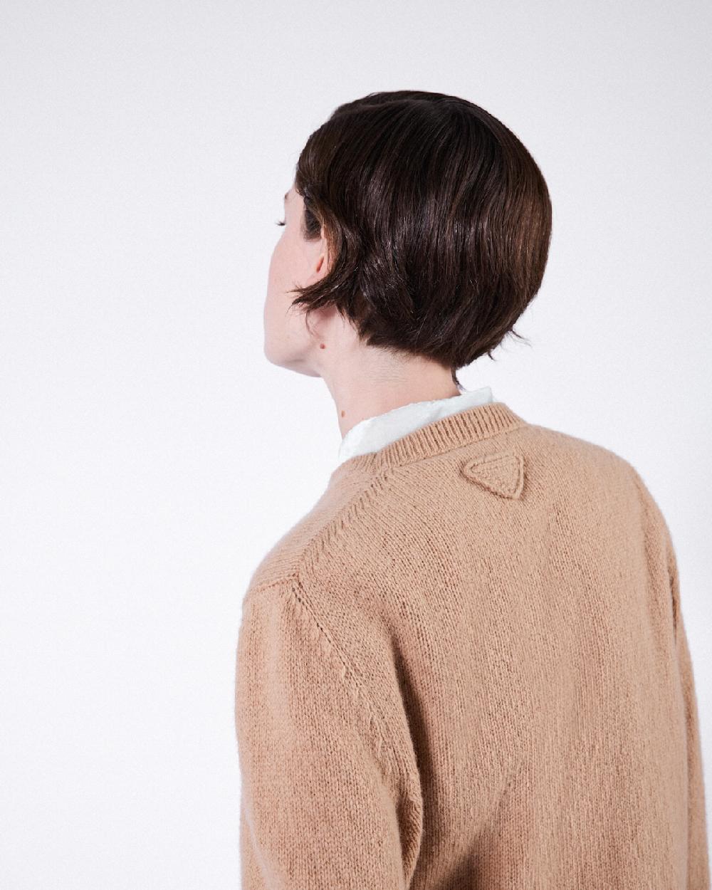 Prada Jersey De Lana Y Cachemir Con Cuello Redondo