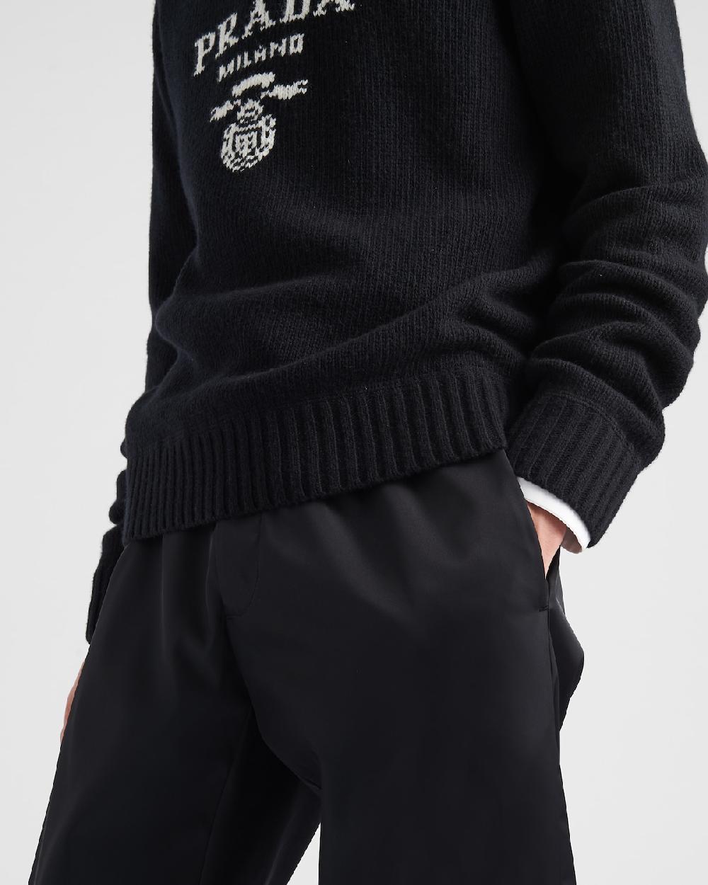 Prada Jersey De Lana Y Cachemir Con Cuello Redondo