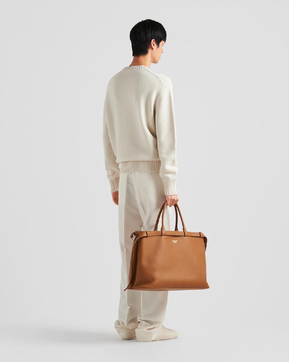 Prada Jersey De Lana Y Cachemir Con Cuello Redondo