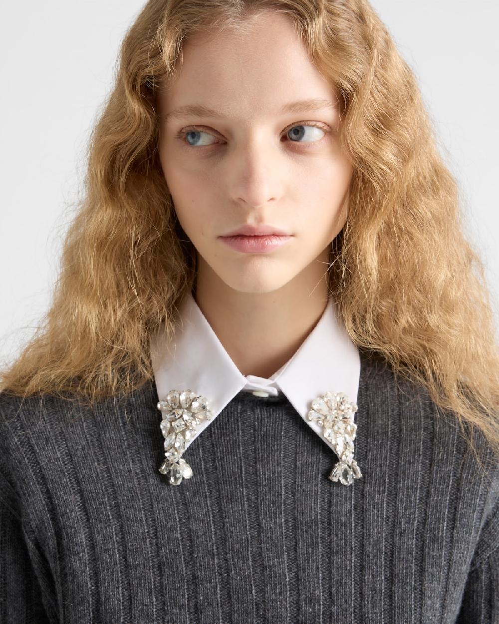 Prada Jersey De Re-Cashmere Corto