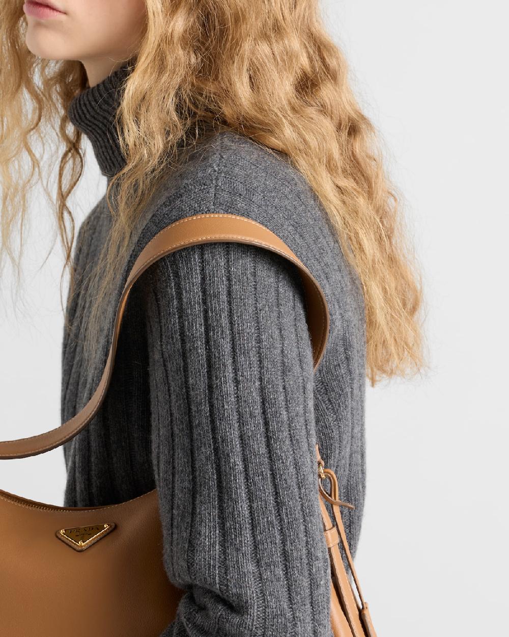 Prada Jersey De Re-Cashmere De Cuello Alto