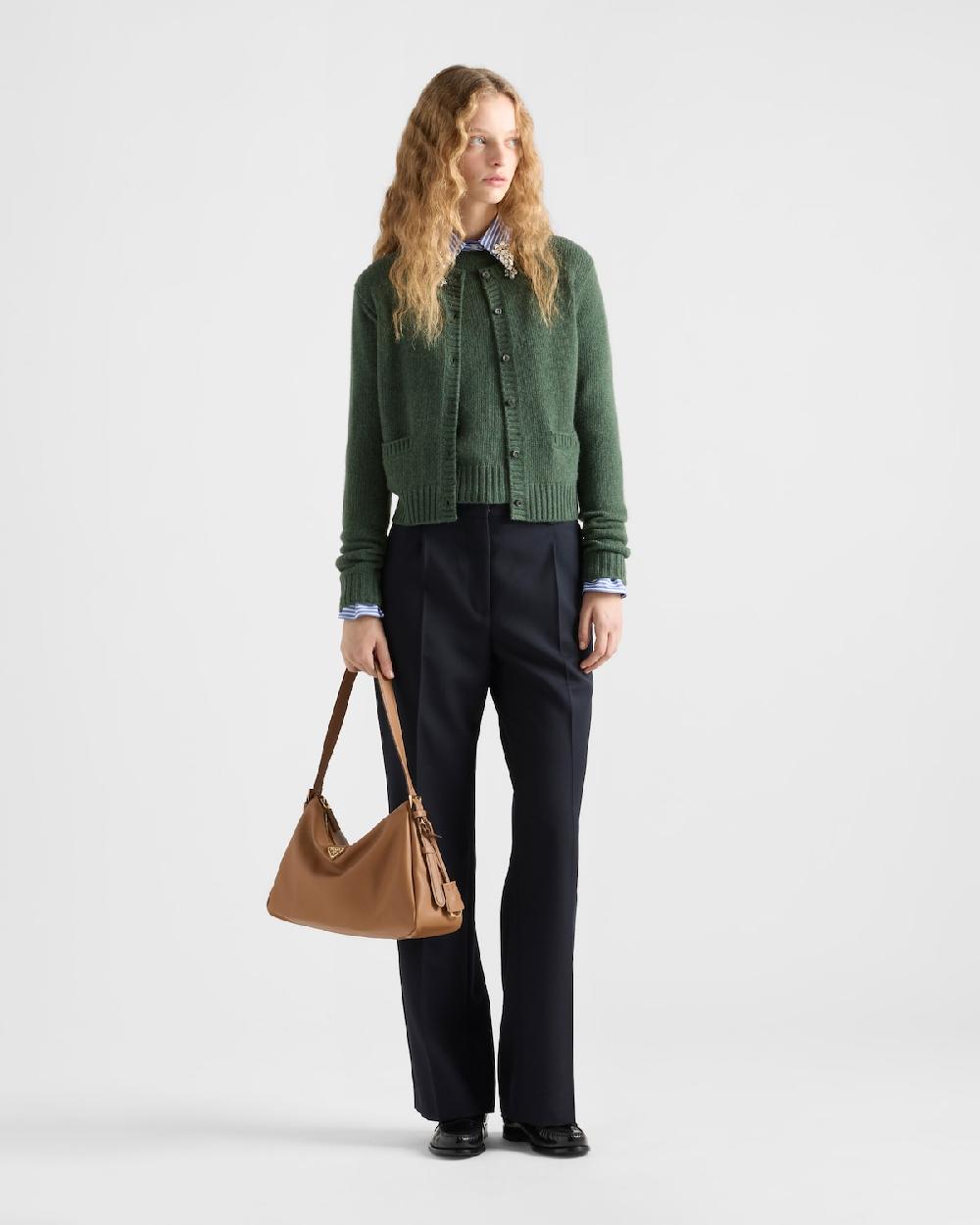 Prada Jersey de Re-Cashmere en punto acanalado