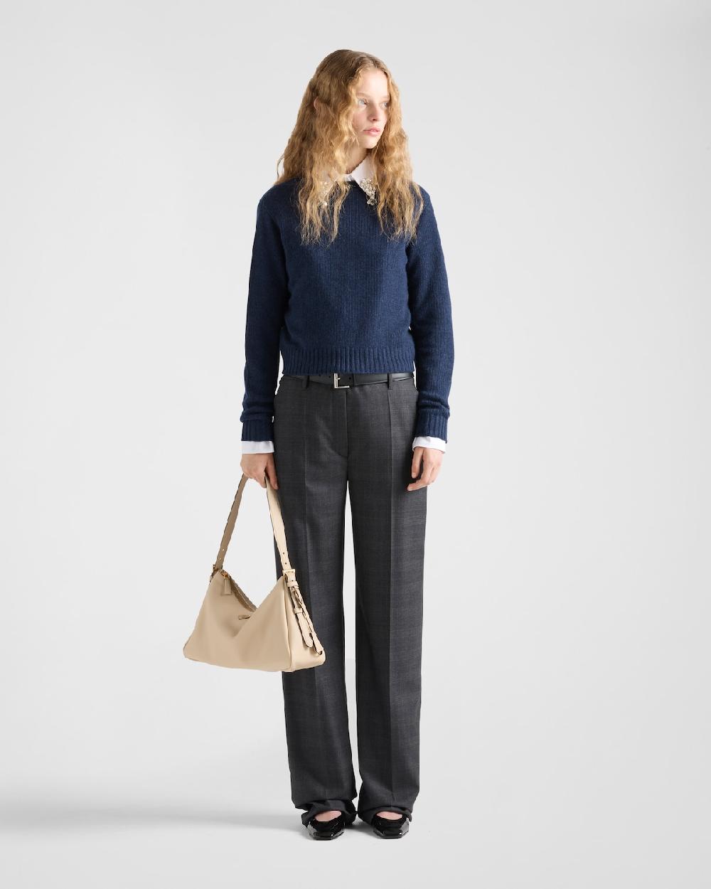 Prada Jersey de Re-Cashmere en punto acanalado