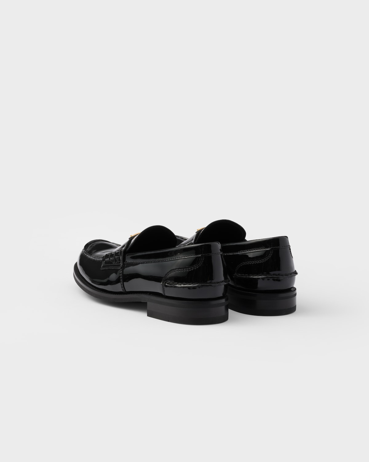 Prada Loafer Em Couro Escovado