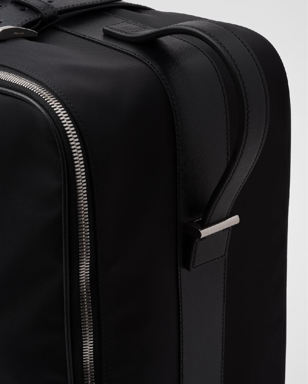 Prada Maleta De Re-Nylon Y Piel Saffiano