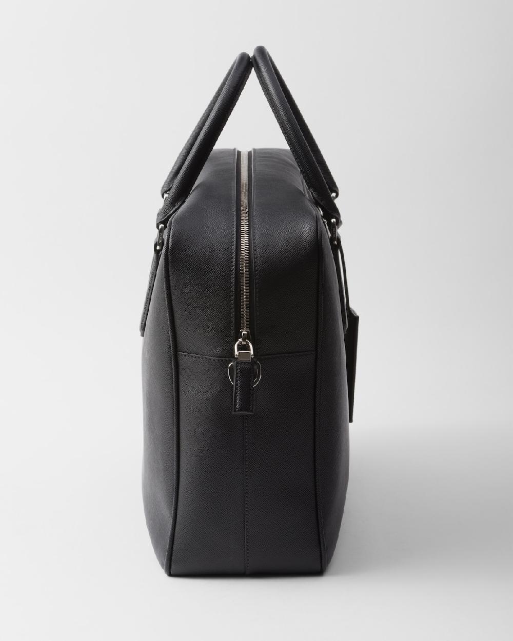 Prada Maletín De Piel Saffiano