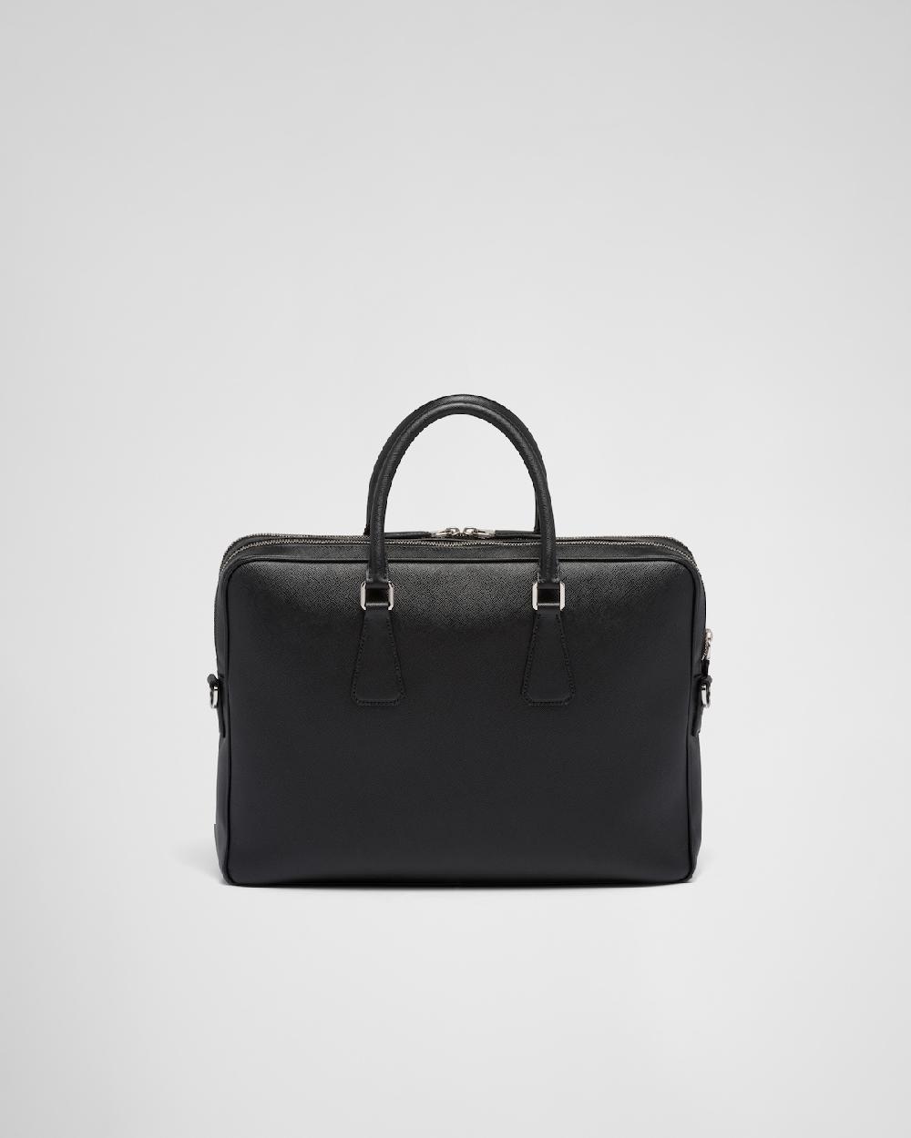 Prada Maletín De Piel Saffiano