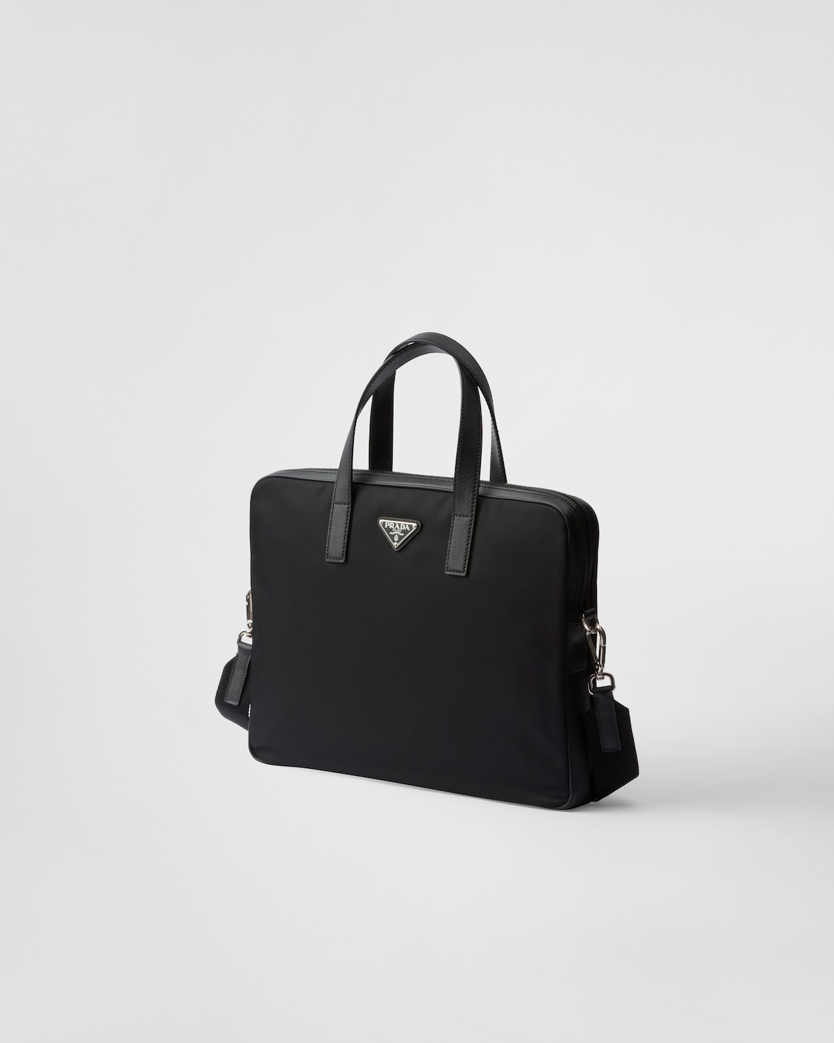 Prada Maletín de Re-Nylon y piel Saffiano