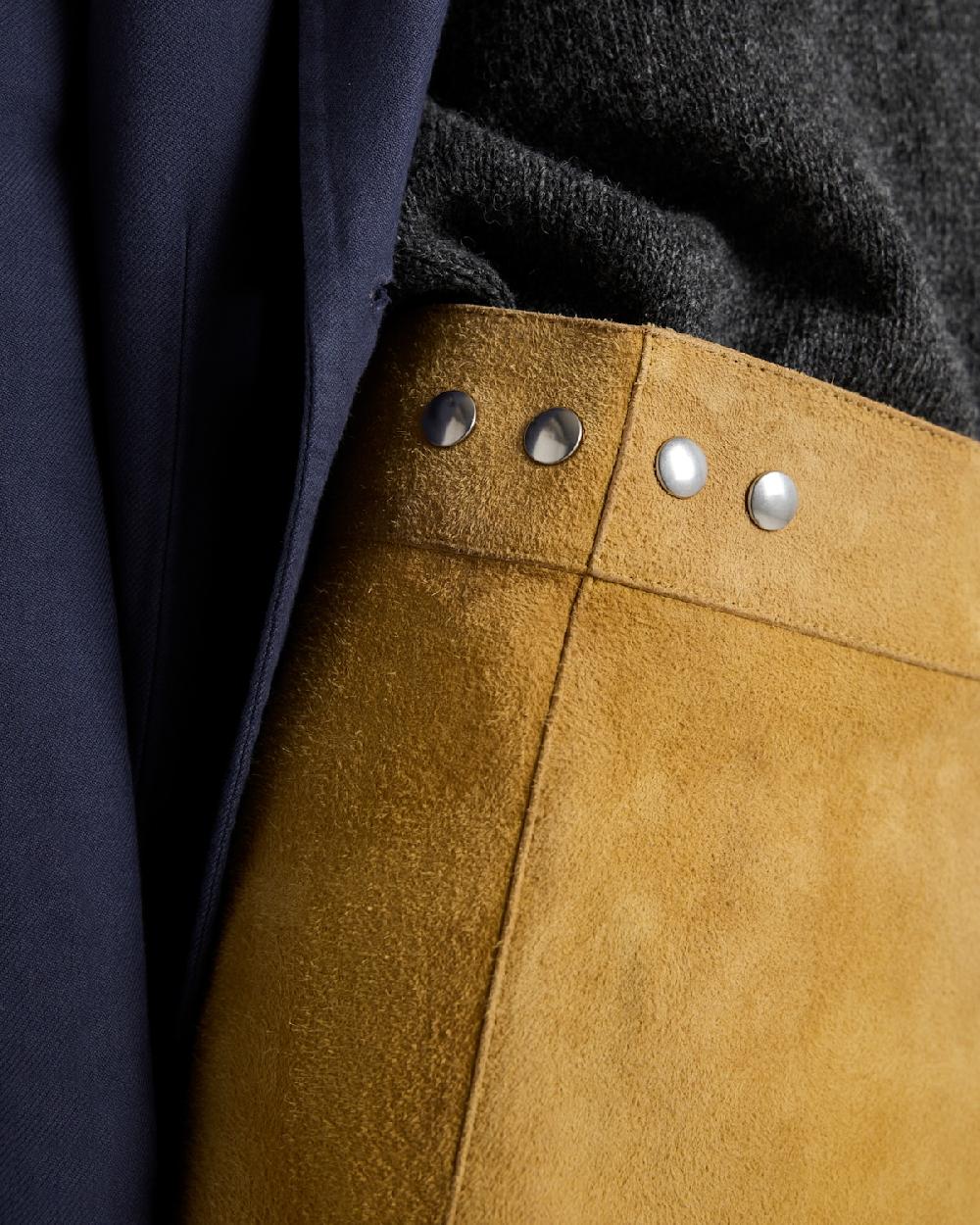 Prada Minifalda De Ante