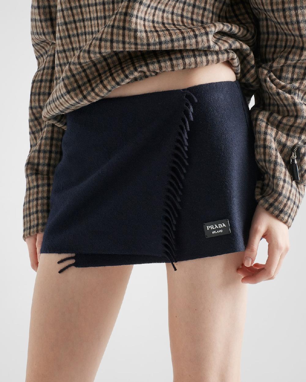 Prada Minifalda De Cachemir