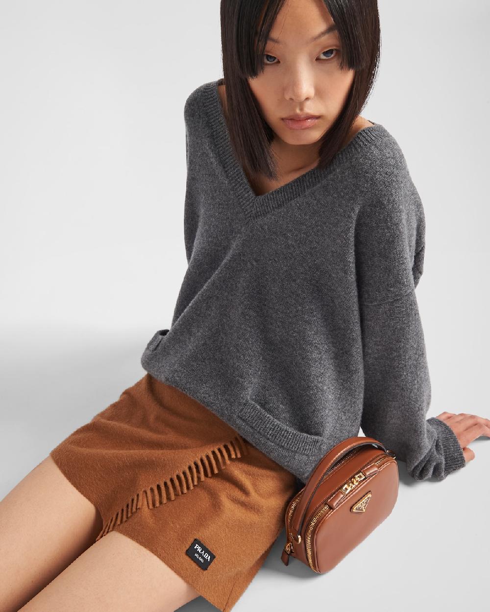 Prada Minifalda De Cachemir