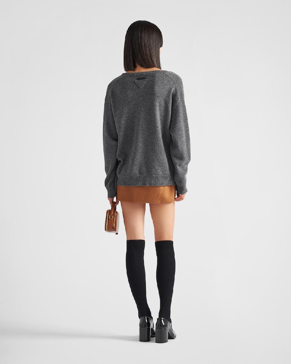 Prada Minifalda De Cachemir