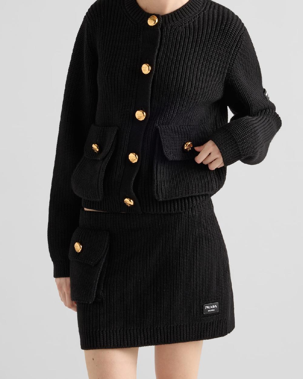 Prada Minifalda De Lana