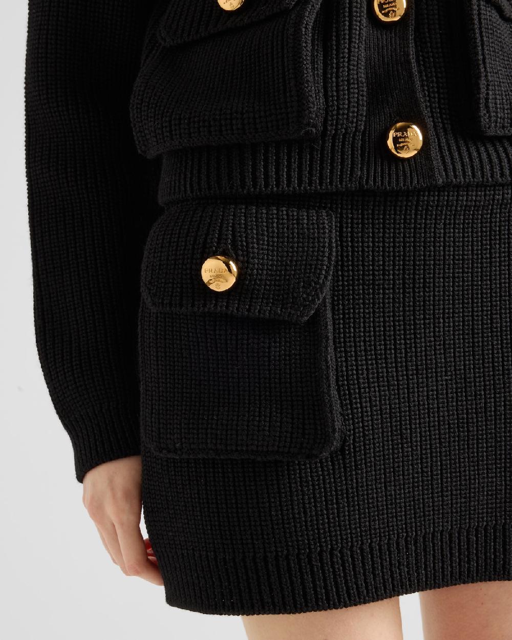 Prada Minifalda De Lana