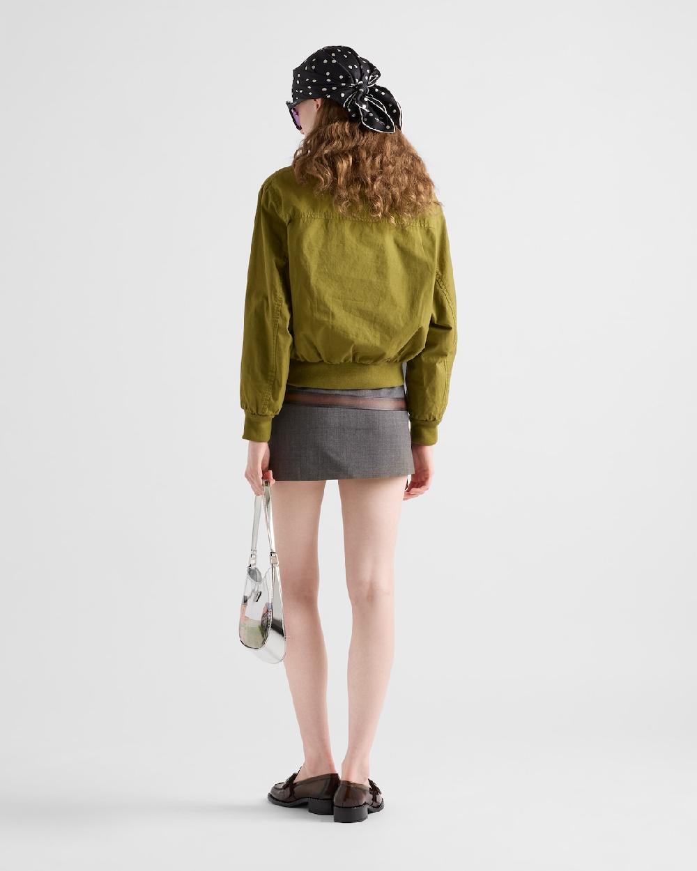 Prada Minifalda De Lana Técnica