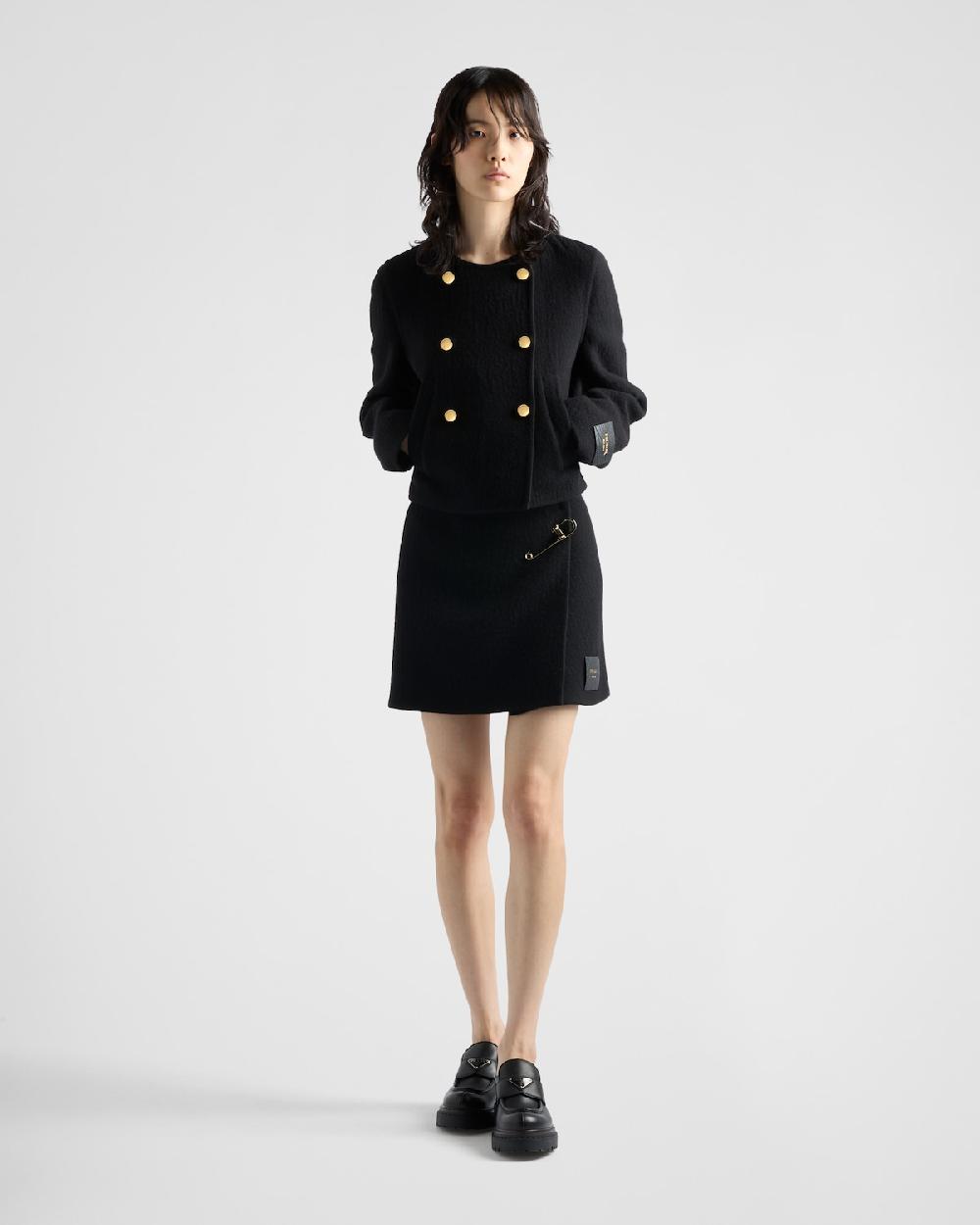 Prada Minifalda de sarga