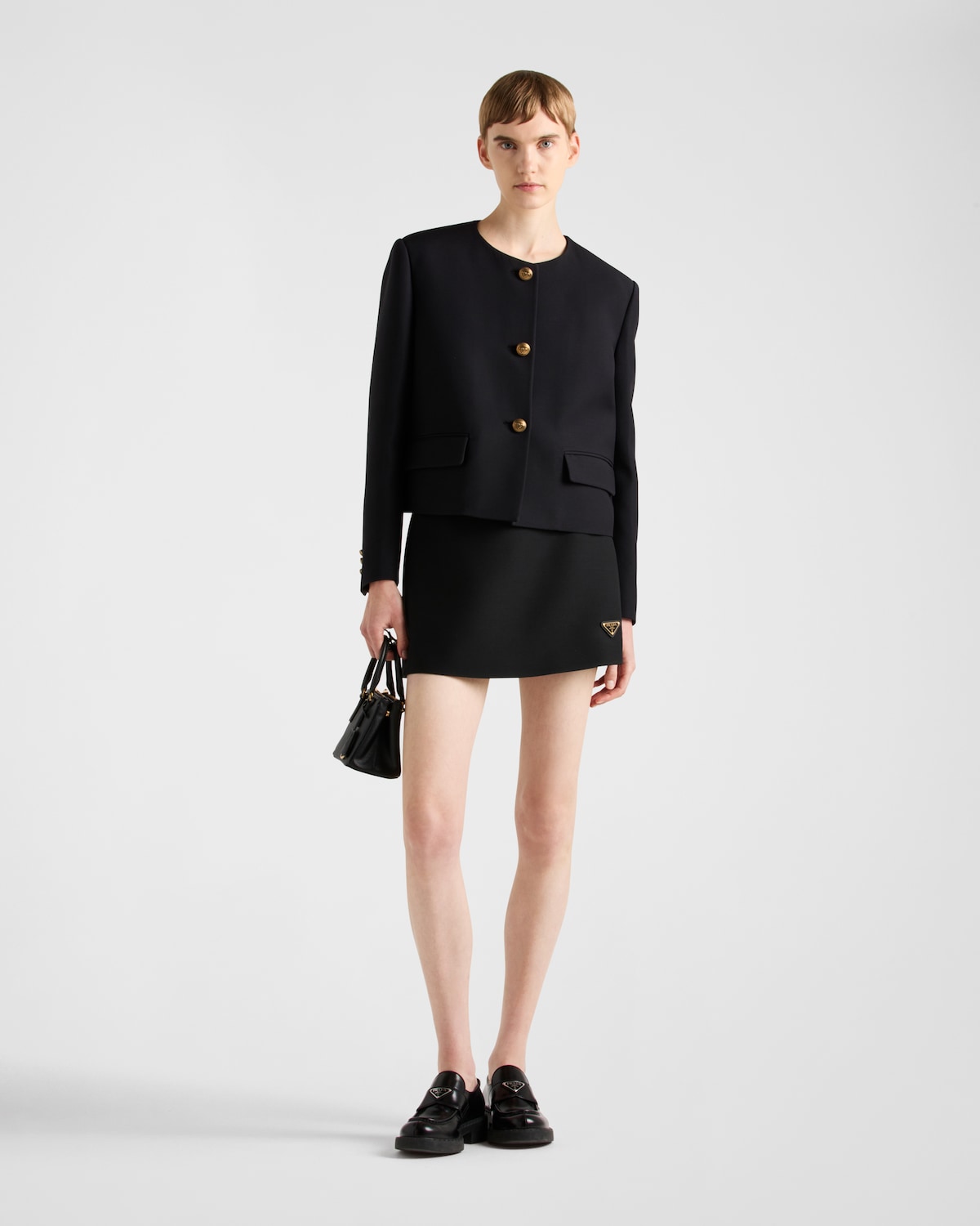 Prada Minifalda de tricotina