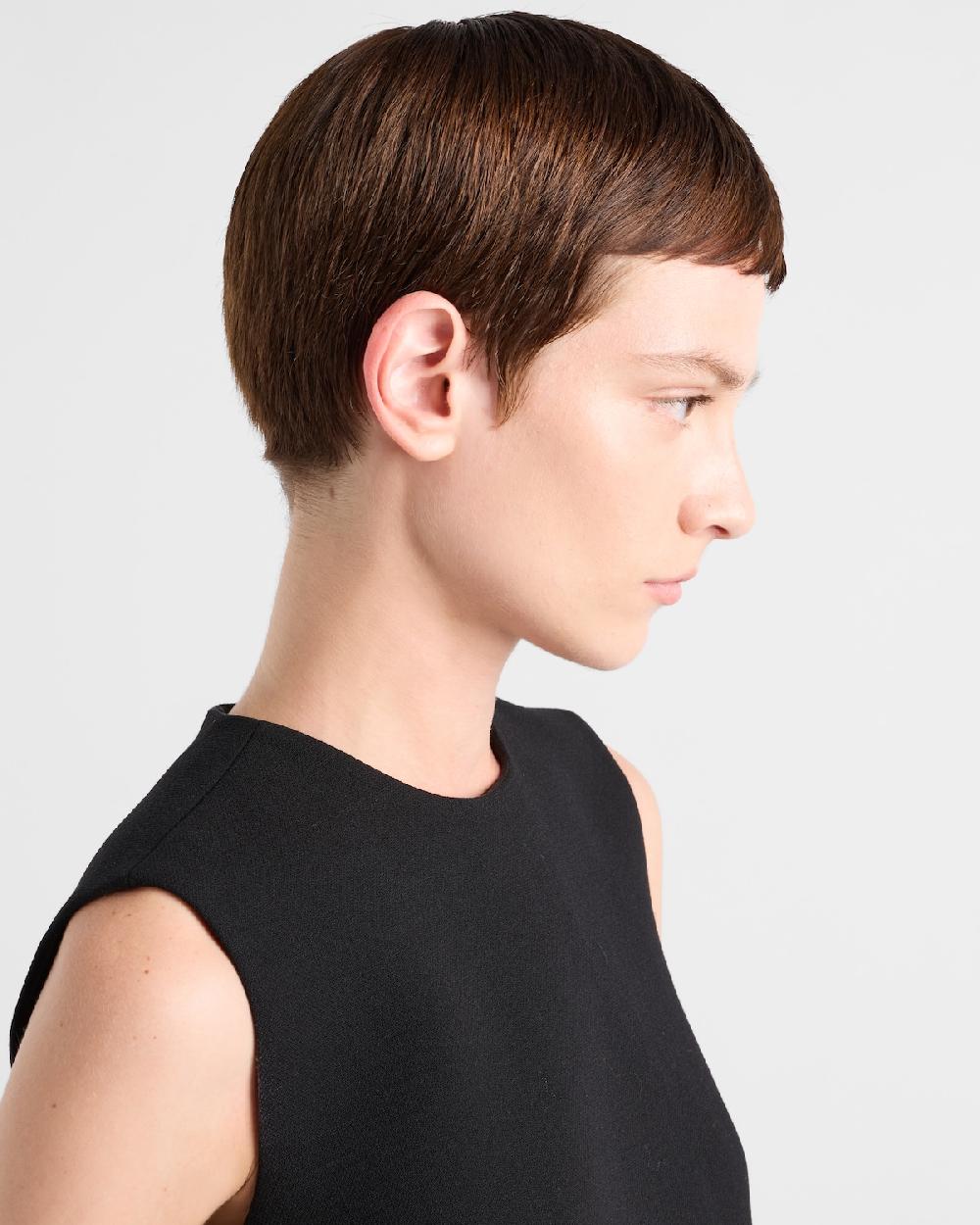 Prada Minivestido De Natté