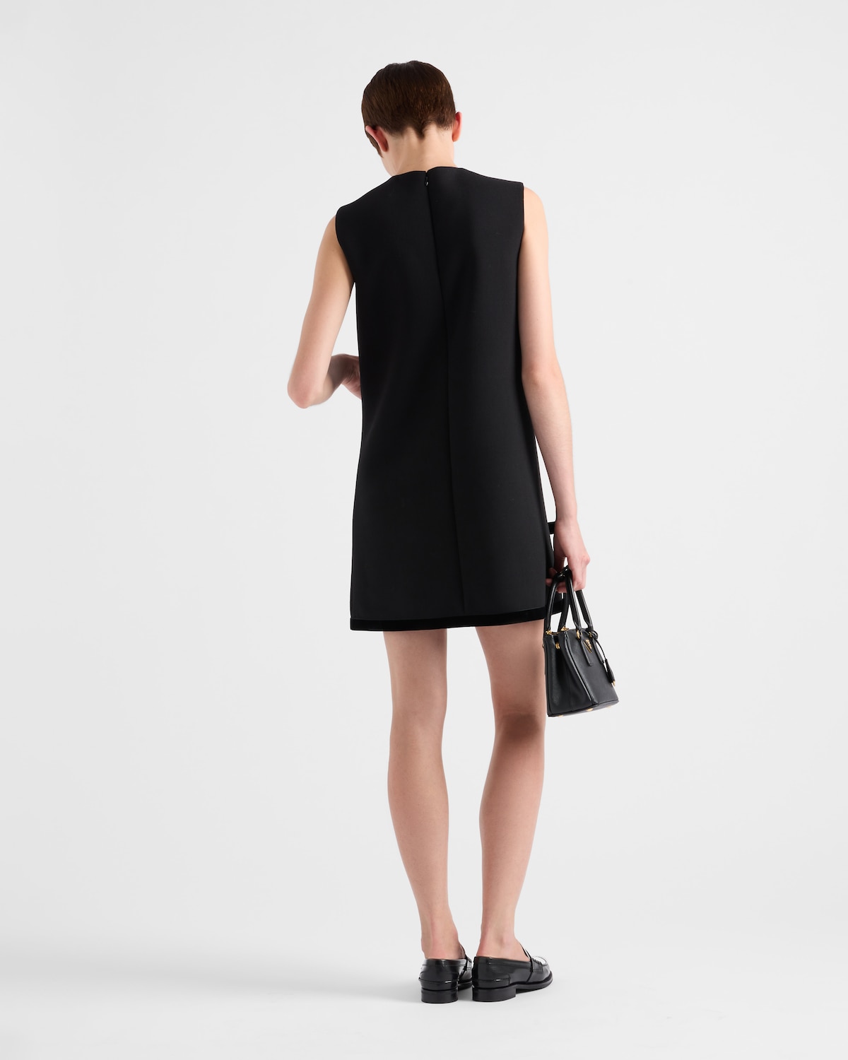 Prada Minivestido De Natté