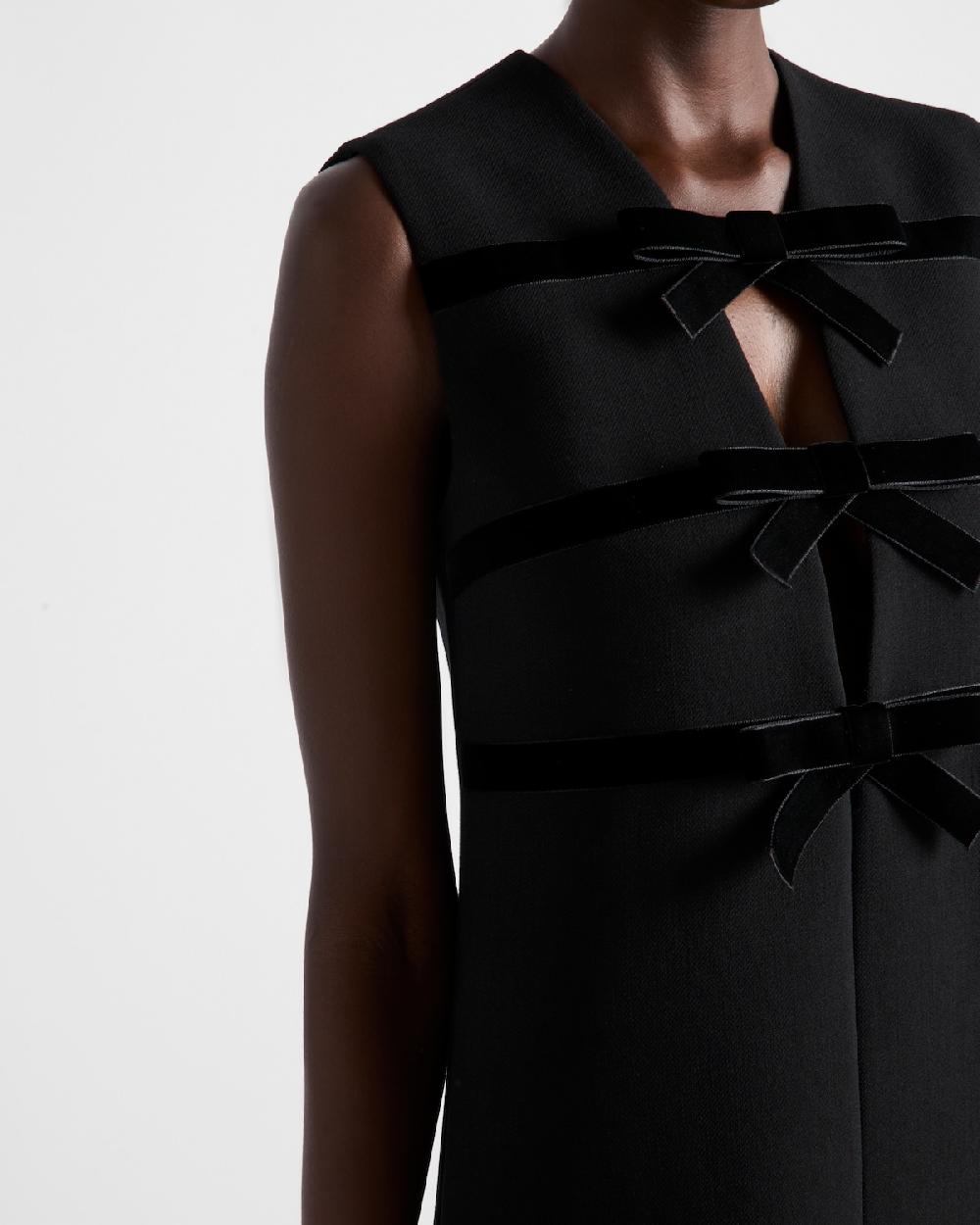 Prada Minivestido De Natté