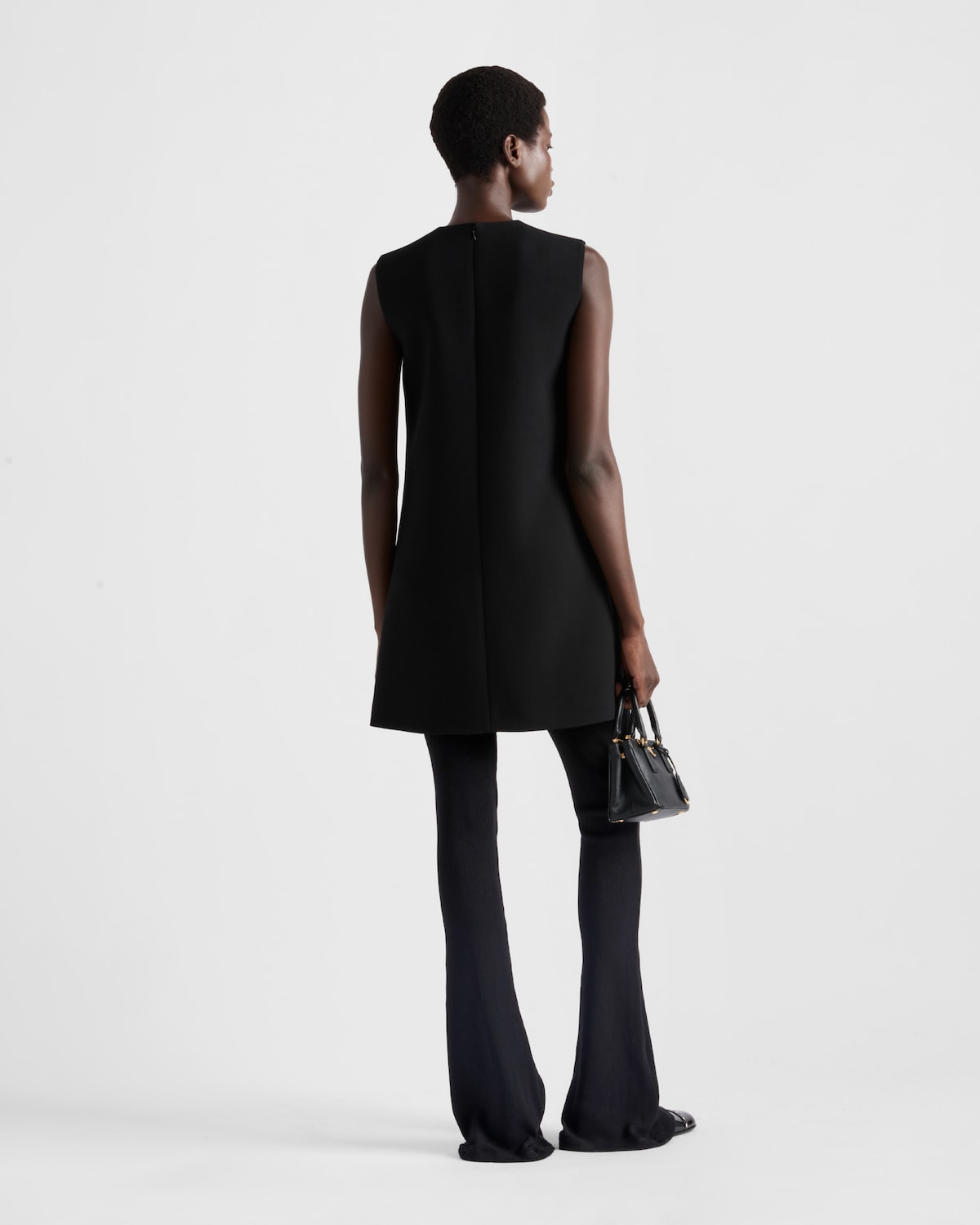 Prada Minivestido De Natté