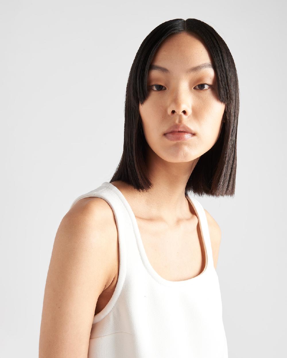 Prada Minivestido De Natté