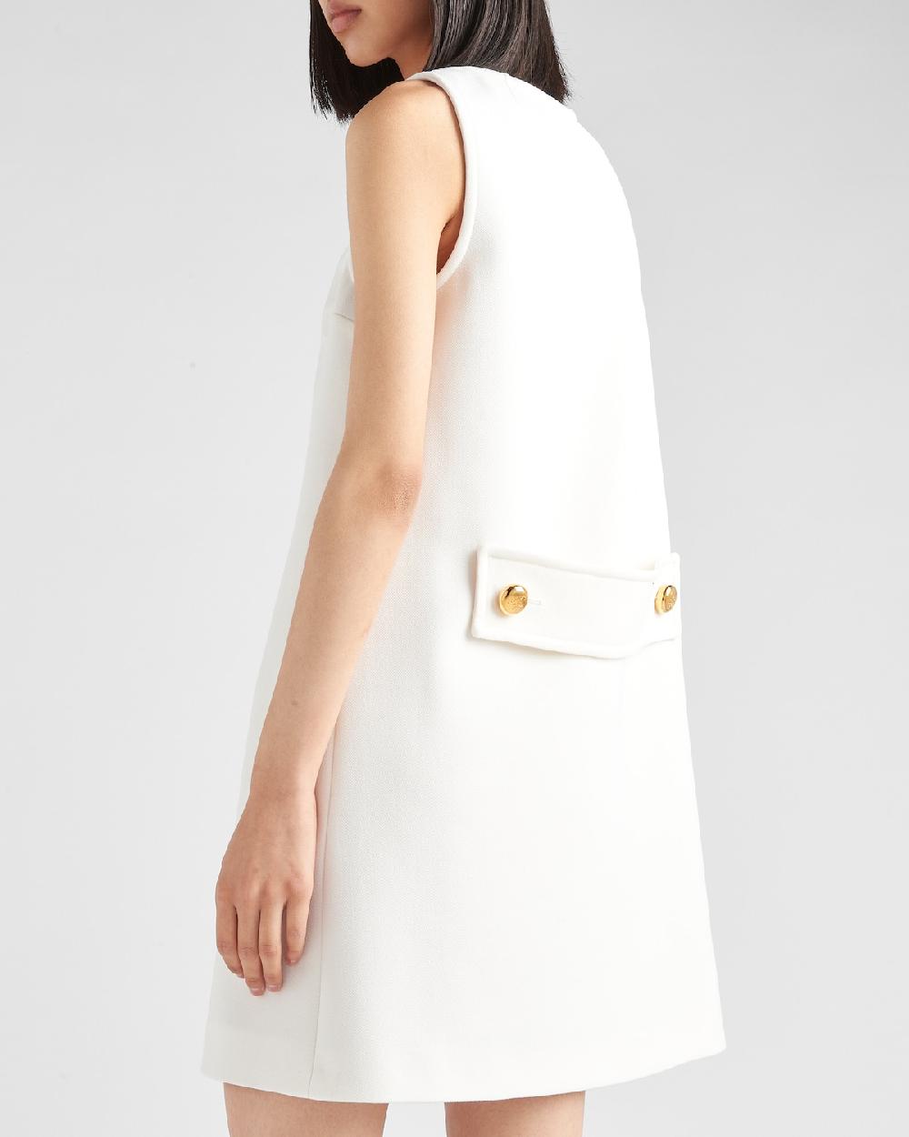 Prada Minivestido De Natté