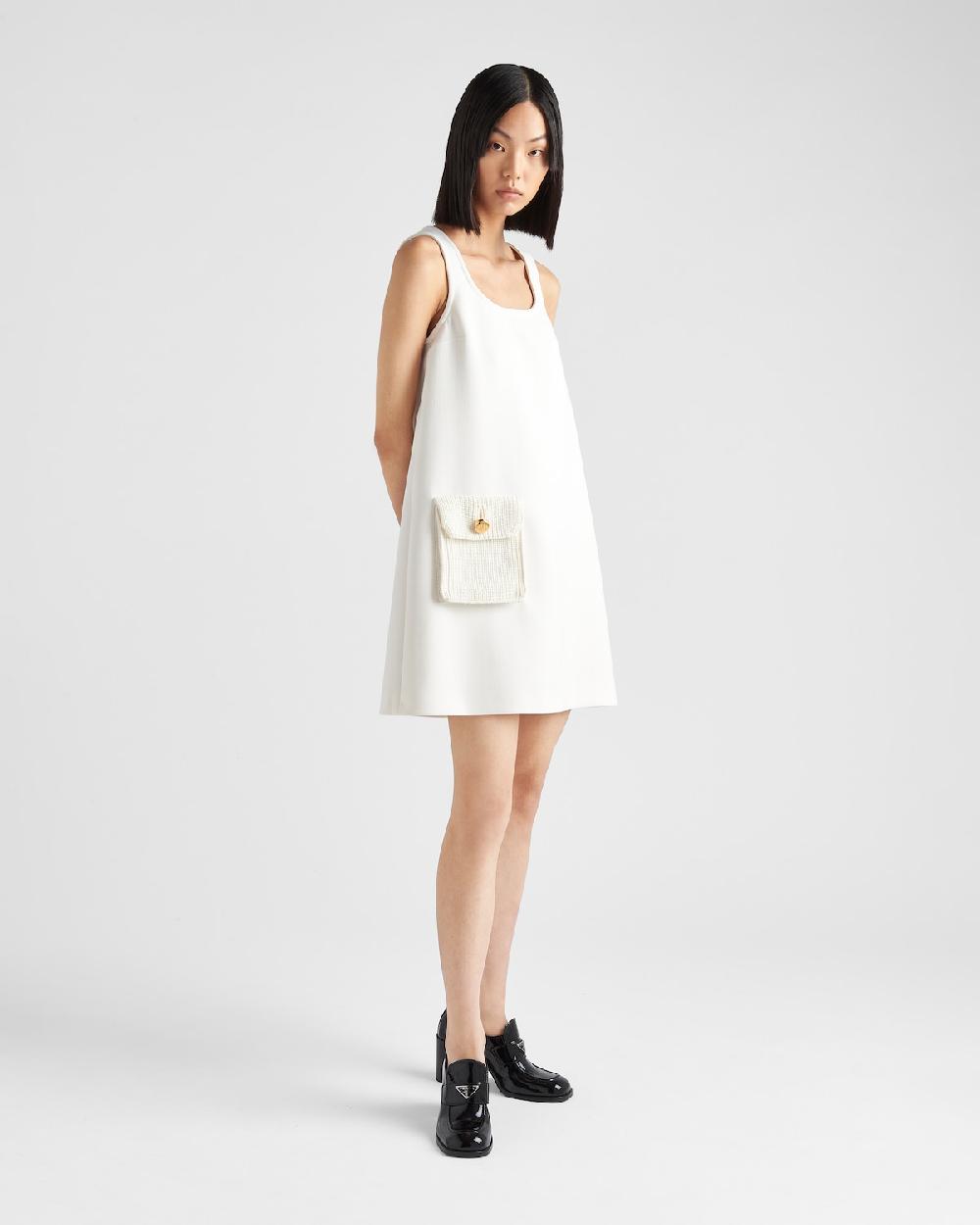 Prada Minivestido de natté