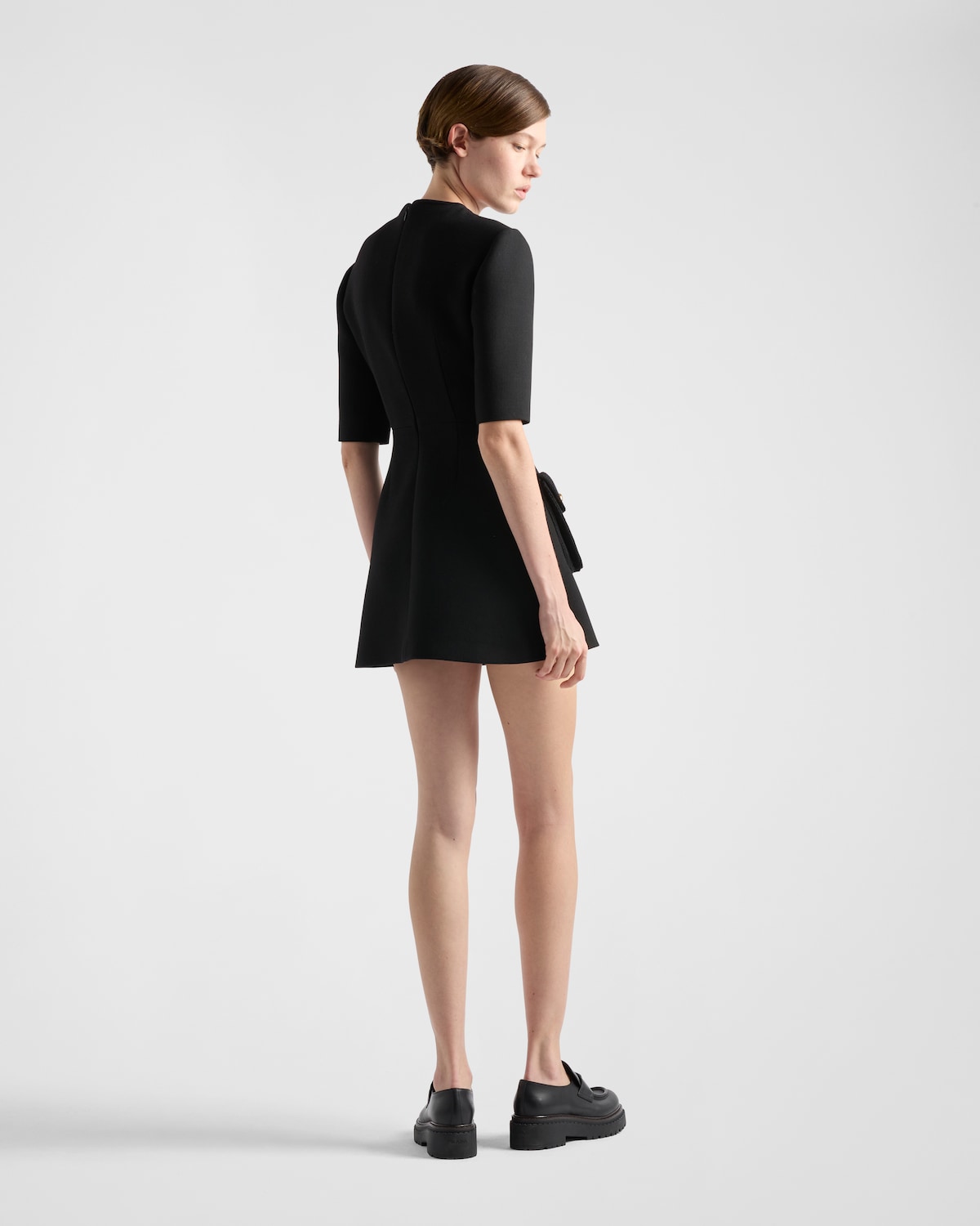 Prada Minivestido De Natté