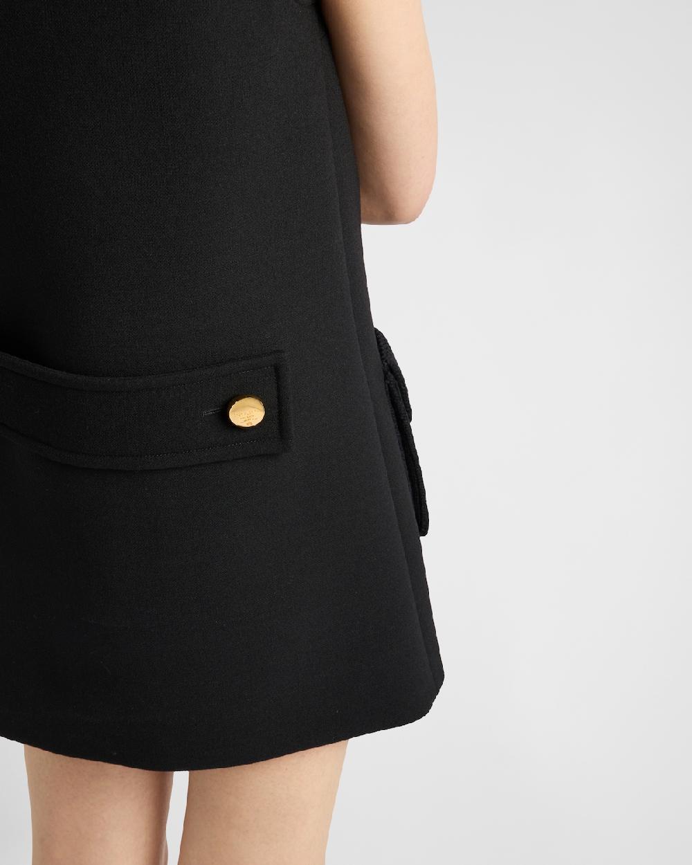 Prada Minivestido De Natté