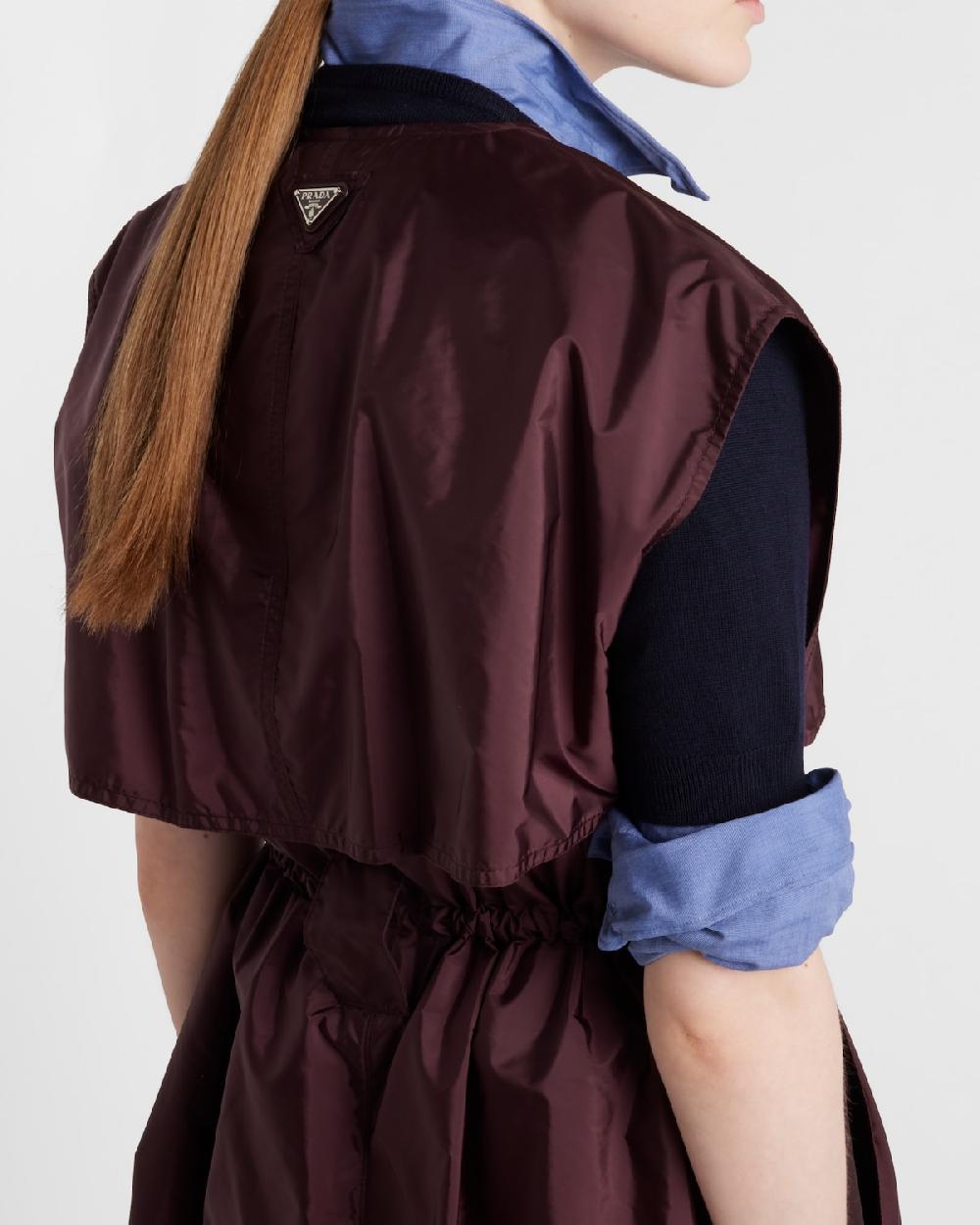 Prada Minivestido De Re-Nylon